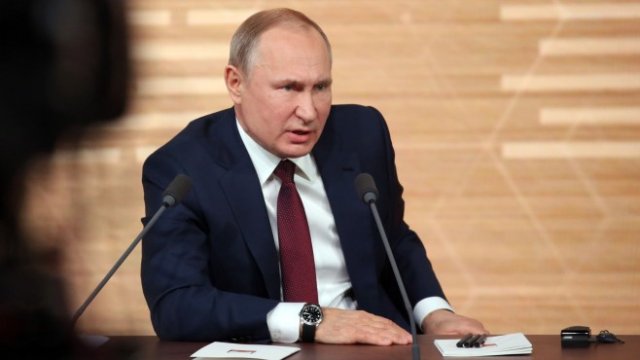 <p>
	Руският държавен глава Владимир Путин</p>
