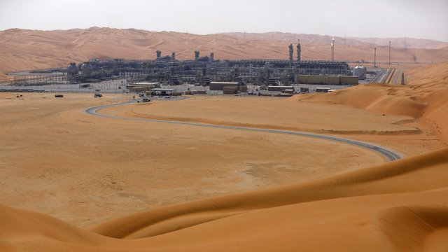 Петролно поле на Saudi Aramco. Снимка: Bloomberg