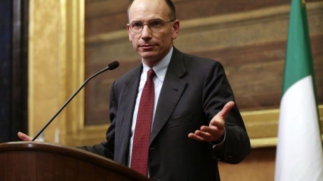 <p>
	Енрико Лета. <em>Снимка: Ройтерс</em></p>
