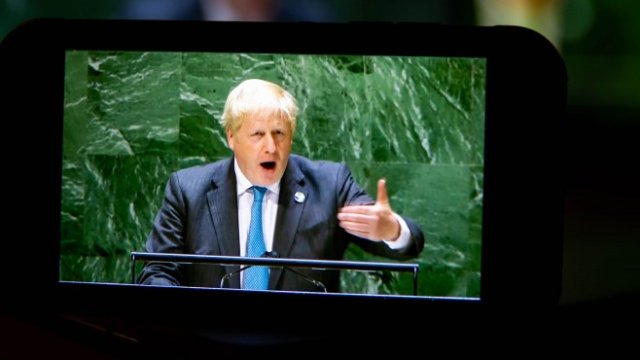 <p>
	Британският премиер Джонсън. <em>Снимка: Bloomberg LP</em></p>
