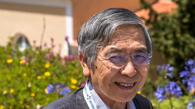 <p>
	Гуверньорът на ЯЦБ Харухико Курода. <em>Снимка: Getty</em></p>
