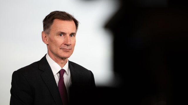Британският финансов министър Джереми Хънт. Източник: Bloomberg L.P.