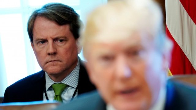 <p>
	Адвокатът на Белия дом Дон Макган напуска президентството <em>Снимка: Архив Ройтерс</em></p>
