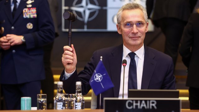 Генералният секретар на НАТО Йенс Столтенберг. Снимка: EPA/БГНЕС