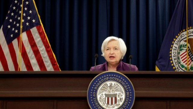 <p>
	Председателят на Федералния резерв на САЩ Джанет Йелън. <em>Снимка: Ройтерс</em></p>
