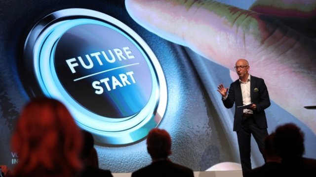 <p>
	Ларс Стенквист, главен технологичен директор на Volvo Trucks.&nbsp;<em>Снимка: Bloomberg L.P.</em></p>
