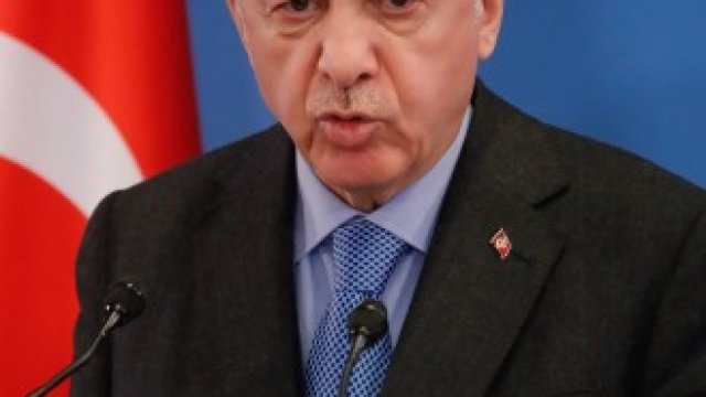 <p>
	Турският президент Реджеп Ердоган.&nbsp;<em>Снимка: EPA/БГНЕС</em></p>
