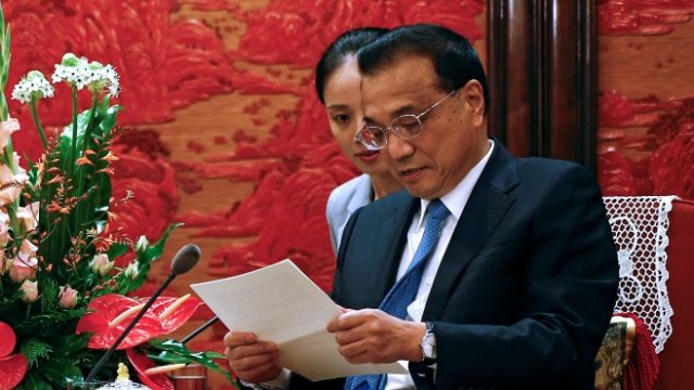 <p>
	Ли Къцян. <em>Снимка: Ройтерс</em></p>
