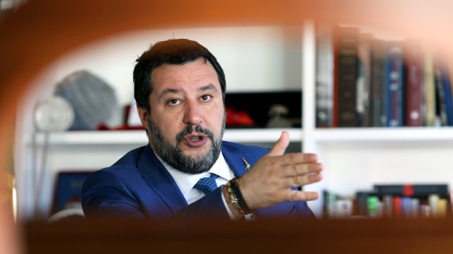 Матео Салвини. Снимка: Bloomberg L.P.