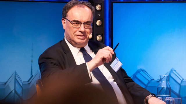 Управителят на Английската централна банка Андрю Бейли. Снимка: Bloomberg L.P.