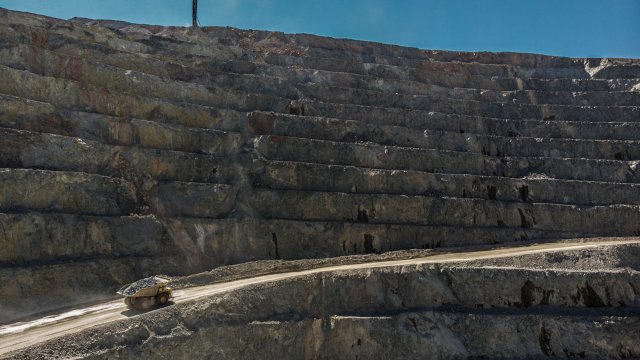 Медна мина в Южна Монголия. Източник: Bloomberg L.P.