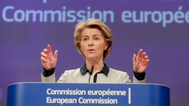 <p>
	Председателят на ЕК Урсула фон дер Лайен. Снимка: EPA</p>
