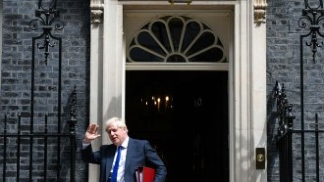 <p>
	Британският премиер Борис Джонсън.&nbsp;<em>Снимка: Bloomberg LP</em></p>
