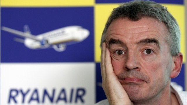 <p>
	<em>На снимката: Собственикът на авиокомпанията Майкъл О&#39;Лийри, Архив Ройтерс</em></p>
