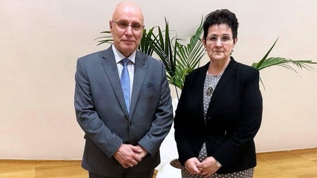 Димитър Радев и Людмила Петкова. Снимка: Министерство на финансите