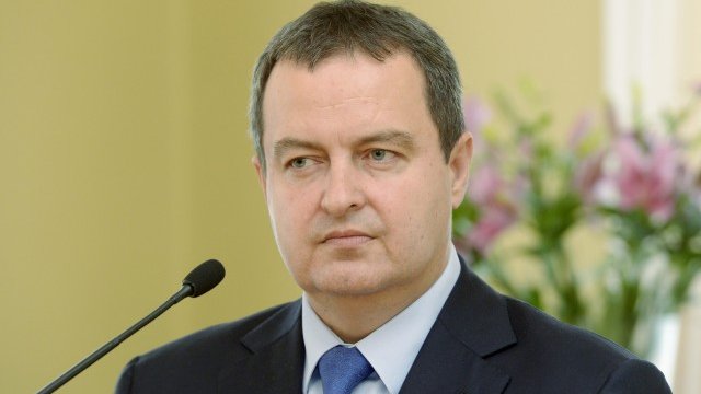<p>
	Сръбският външен министър Ивица Дачич <em>Снимка: Ройтерс</em></p>
