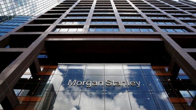 <p>
	Централата на американската банка Morgan Stanley в Лондон. <em>Снимка: архив, Ройтерс</em></p>
