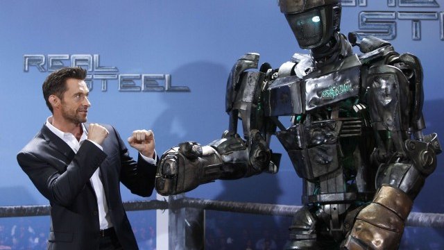 <p>
	Австралийският актьор Хю&nbsp;Джакман при представянето на&nbsp;&quot;Жива стомана&quot; в Мюнхен. <em>Снимка: Ройтерс</em></p>
