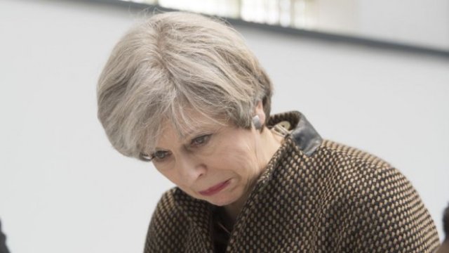 <p>
	Премиерът на Великобритания Тереза Мей. <em>Снимка: Архив Ройтерс</em></p>
