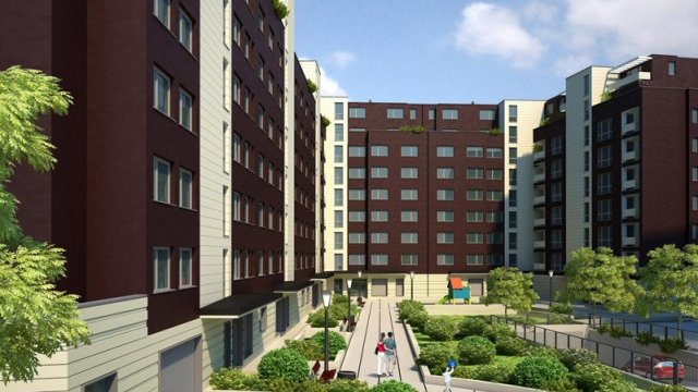 <p>
	Проектът Residential Mladost.<em> Снимка: V&iacute;a C&eacute;lere</em></p>
