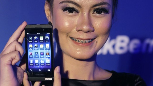 <p>
	BlackBerry Z10. <em>Снимка: Ройтерс</em></p>
