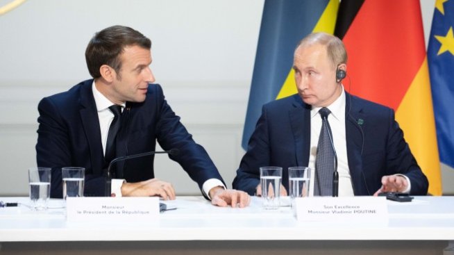 Макрон и Путин се разбраха да положат повече усилия за постигане на примирие в Донбас