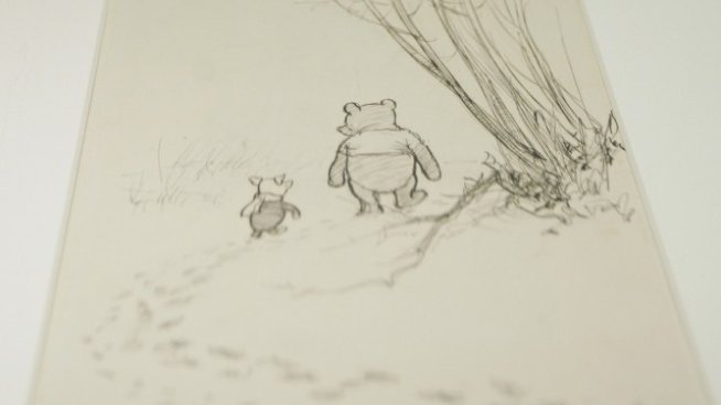 Рисунка на Мечо Пух е продадена за над 314 хил. паунда на търг