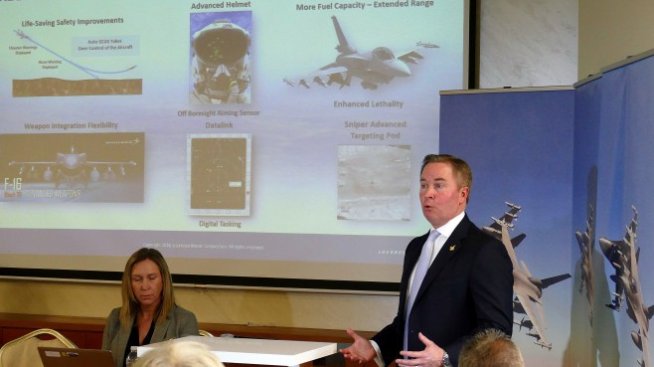 Lockheed Martin представи изтребителя F16 Блок 70 в Пловдив