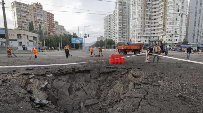 Русия е осъществила най-мащабните си удари с балистични ракети по Киев тази нощ