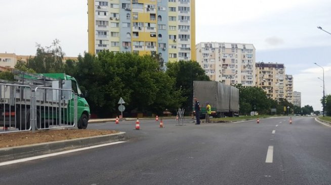Откриха обновения пътен участък от Пазарджик до разклона за с. Цалапица