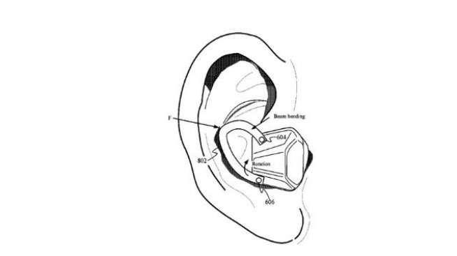 Apple патентова дизайн за заменяеми AirPods с биометрични сензори