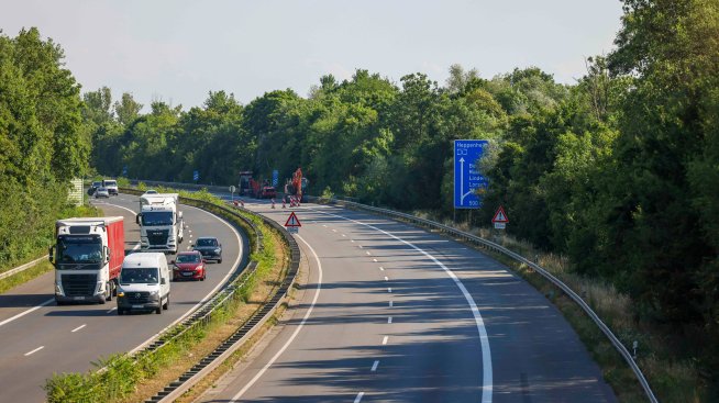 Германските магистрали се напукват заради големите горещини