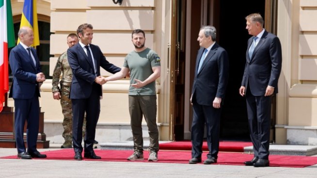 Шолц, Макрон и Драги: Искаме Украйна в ЕС