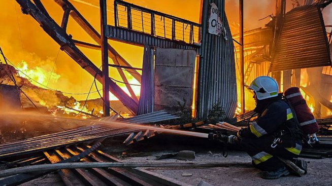 Инфраструктурен обект беше поразен при руско въздушно нападение в Западна Украйна