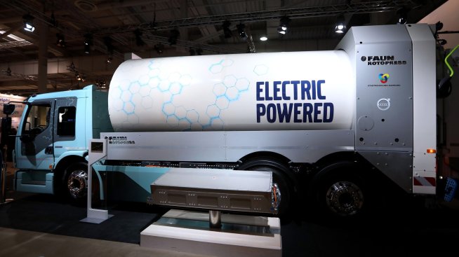 Изложението в Хановер може да послужи като трамплин за електрическите камиони