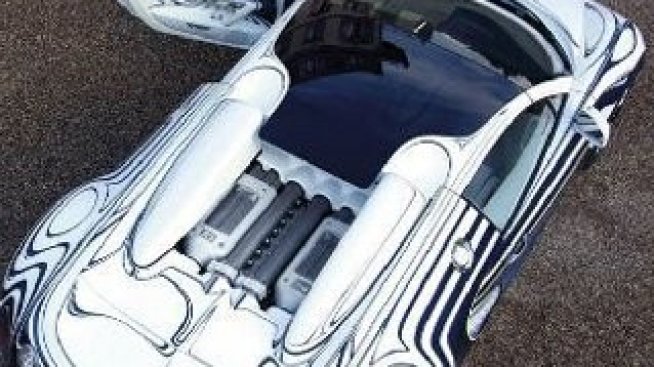 Bugatti оборудва своя Veyron с порцелан