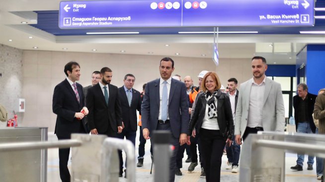 Очаква се три нови метростанции в София да бъдат пуснати до края на лятото (Галерия)