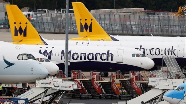 Британската авиокомпания Monarch Airlines прекрати полетите си