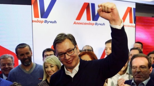Александър Вучич печели президентските избори в Сърбия