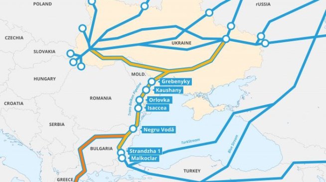 Молдова получава газ от Азербайджан през България