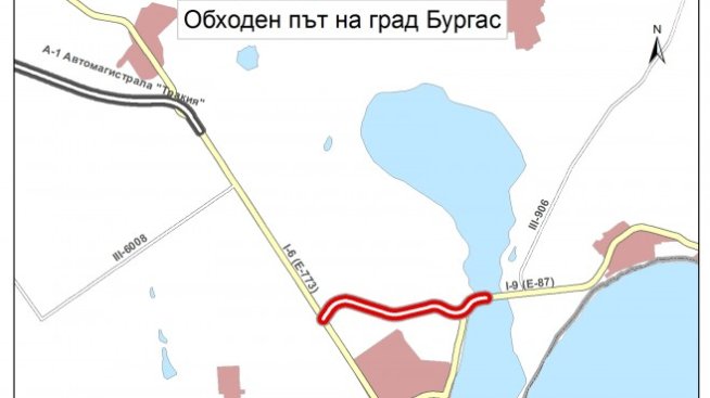 Близо 53 млн. лева ще струва изграждането на северния обходен път на Бургас