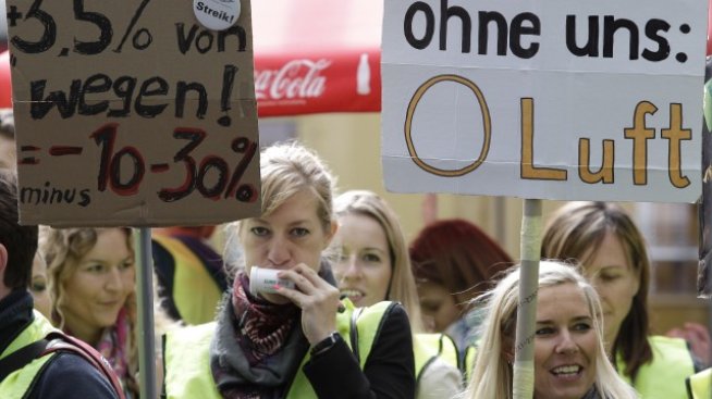 Стачките в Lufthansa ще бъдат преустановени през следващите 6 седмици