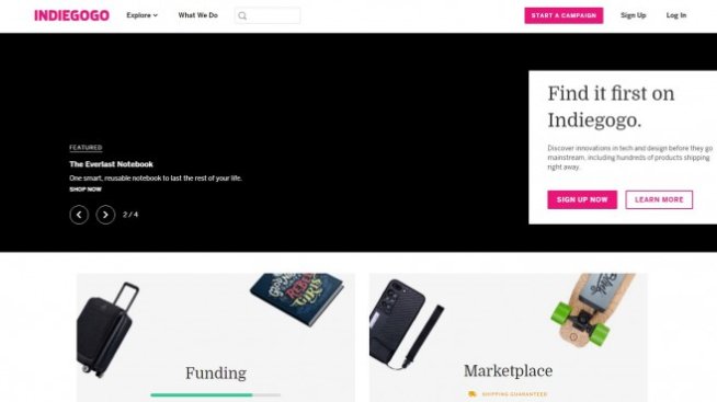 Indiegogo пуска онлайн магазин в платформата си