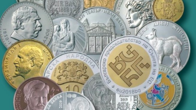 Четири златни, девет сребърни и три медни монети ще отсече БНБ до 2026 г.