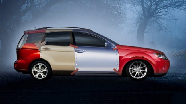 Застраховател създаде автомобил от най-чупещите се компоненти