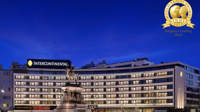 Обявиха InterContinental Sofia за &bdquo;Водещ хотел на България 2024&ldquo;