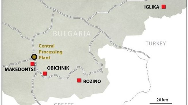 Velocity Minerals придоби 100% от златното находище "Иглика" в Странджа