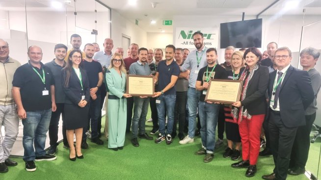 Японската Nidec получи сертификат за инвестицията си в развоен център у нас