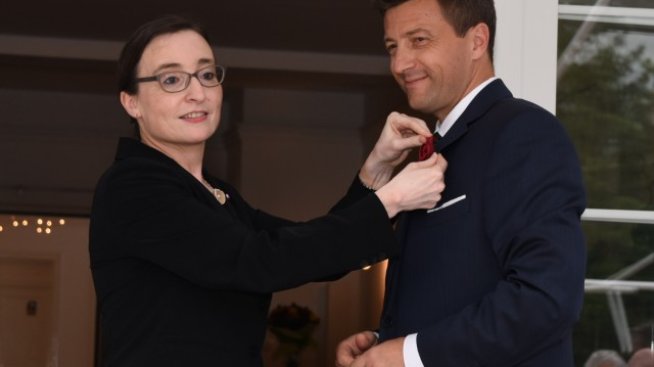 Петър Андронов бе отличен с белгийски орден