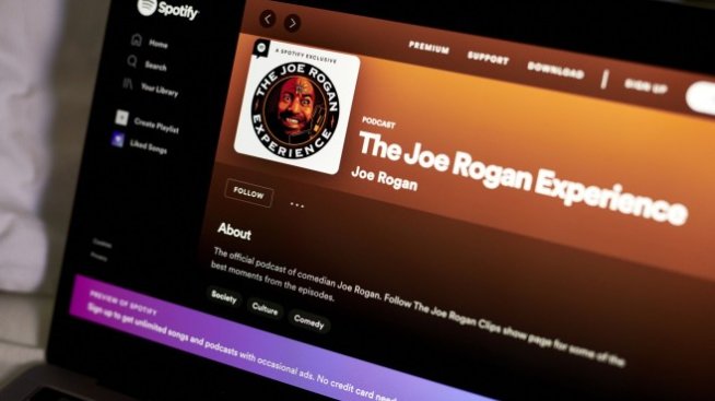 Spotify e свалила над 100 епизода от подкаста на Джо Роугън